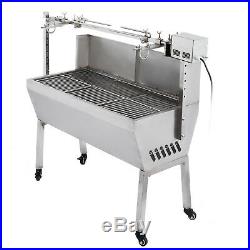 18W 132 Lbs Spit Hog Roaster BBQ Rotisserie Grill Roast Barbecue CookOut NEW