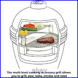 21 Kamado BBQ Grill Accessories Muitifuction Divide and Conquer Grill