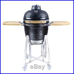 23.5 BBQ-BITS Kamado BBQ Grill Smoker Ceramic Egg Charcoal Cooking Oven Outdoor