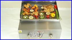2 Burner Flame Grill Charcoal Grill With Full Griddle Chargrill Bbq Grill