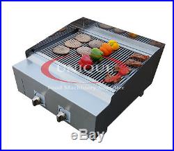 2 Burner Gas Charcoal Bbq Grill / Char-grill Heavy Duty For Commercial Use