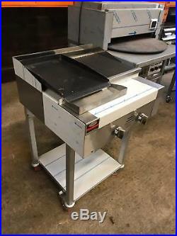 2 Burner Gas Charcoal Char Grill BBQ Self Standing with Hotplate