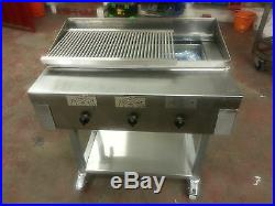 3 Burner Gas Char grill Charcoal Grill BBQ Grill Heavy Duty Natural Or LPG Gas