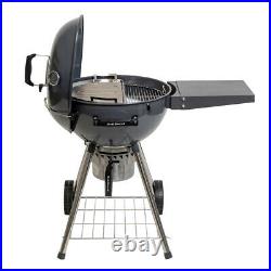 57cm Kettle Charcoal BBQ Grill- SNS Grills America- Slow N Sear BBQ Smoker combo