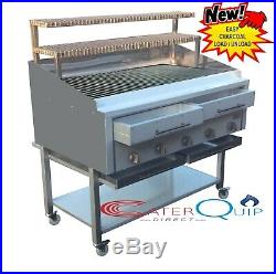 5 Burner Gas Charcoal, Wood Burning Bbq Char Grill Heavy Duty For Commercial Use