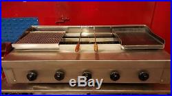 6 Burner Gas Char grill Charcoal Grill BBQ Grill+stand Natural/LPG. Large size
