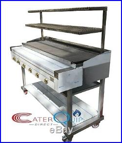 6 Burner Gas Charcoal Char Grill Bbq Heavy Duty For Commercial Use