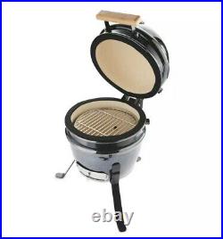 ALDI Gardenline Mini Kamado BBQ Ceramic Egg Barbecue Grill Outdoor Cooking NEW
