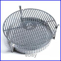 Add On BBQ Basket & Grill Plate for Upright 45 Gallon Drum & Smoker