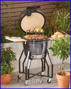 Aldi Gardenline Kamado Ceramic Egg BBQ Grill Smoke Outdoor Large Collection Only