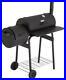 American_wood_Smoker_BBQ_Barbecue_Oil_Drum_on_Wheels_Grill_Charcoal_Smoker_01_luc