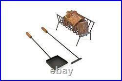 Argentine Iron Set Asado Parrilla Argentina Brazier + BBQ Fireplace Tools