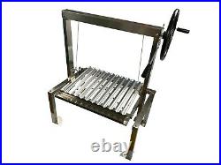 Argentinian Style Stainless Steel Charcoal Brick Built in BBQ Cooking Grill