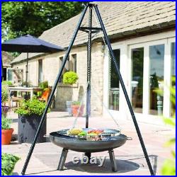 BBGRILL Tripod Grill Black 172cm BBQ Outdoor Standing Barbecue Part Cooker