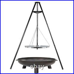 BBGRILL Tripod Grill Black 172cm BBQ Outdoor Standing Barbecue Part Cooker