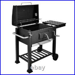 BBQ Barbecue Charcoal Grill with Wheels Portable Picnic Party Outdoor Patio Garden