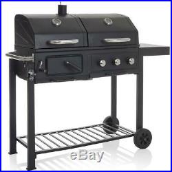 BBQ Charcoal/ Gas Grill Dual Fuel The Ultimate Barbecue For Your Garden