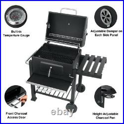 BBQ Charcoal Grill Barbecue Roaster Smoker Garden Patio Outdoor Cooking