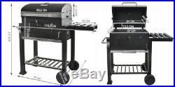 BBQ Charcoal grill barbecue grill garden portable outdoor 117x57x113cm new