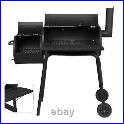 BBQ Grill Barbecue in two parts trolley with lid thermometer charcoal grill
