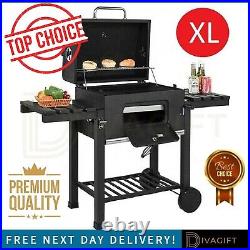 BBQ Trolley XL Barbecue BBQ Grill Trolly Portable Patio Outdoor Smoker NEW