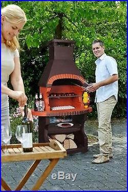 BBQ barbecue garden grill fireplace outdoor charcoal masonry cooking massive