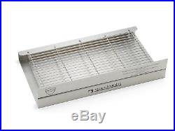BLACK KNIGHT BRICK BARBECUE STAINLESS STEEL GRID, GRILL & EMBER GUARD 90 x 40cm