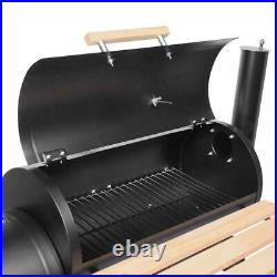 Barbecue BBQ Outdoor Charcoal Smoker Portable Grill Garden Barrel Drum Large UK
