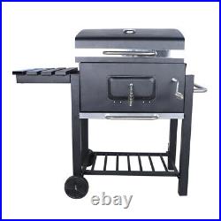 Barbecue BBQ Outdoor Charcoal Smoker Portable Grill Garden Easy Clean Durable