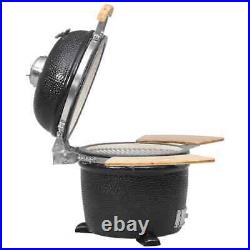 Barbecue Grill Charcoal Smoker Ceramic Wood Oven Outdoor Egg BBQ Kamado Style