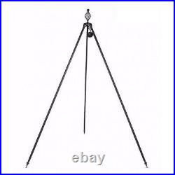 Barbecue Tripod with a 70cm Swinging Grill & 80cm Fire Pit Adjustable BBQ