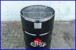 Barrel Charcoal Drum BBQ Grill Portable Barbecue Outdoor Garden Picnic Party