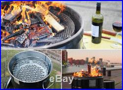 Barrel Charcoal Drum BBQ Grill Portable Barbecue Outdoor Garden Picnic Party