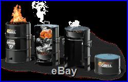 Batavia BBQ Smoker Grill Slow Cooker Fire Pit Place Charcoal Wood Large Garden