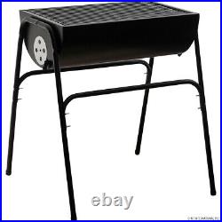Bbq Charcoal Barbecue Grill Camping Picnic Cooking Stove Half Barrel Stove New