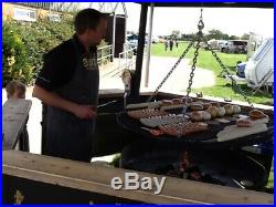 Bbq swing grill charcoal, catering unit The Haddon