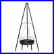 Benross_20_Outdoor_Garden_Patio_Tripod_BBQ_Barbeque_Grill_and_Firepit_Black_01_pw