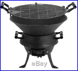 Benross Garden Patio Outdoor Camping Charcoal Cast Iron BBQ Barbecues Pit Grill
