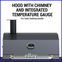 BillyOh Kentucky Smoker BBQ Charcoal Grill Outdoor Hooded Barbecue with Chimney