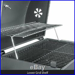 BillyOh Texas Smoker BBQ Charcoal Grill Portable Party Outdoor Barbecue Grey