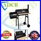 Black_Charcoal_Grill_Barbecue_BBQ_Grill_Offset_Smoker_with_Side_Table_Garden_01_vwgd