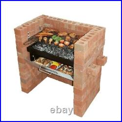 Built In Grill &Oven Brick Stone BBQ DIY Charcoal Outdoor Barbecue garden summer