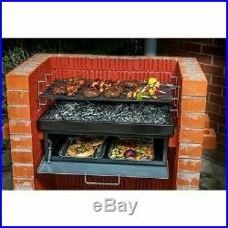 Built In Grill &Oven Brick Stone BBQ DIY Kit Charcoal Outdoor Barbecue garden UK