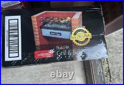 Built In Grill Oven barbecue Brick heating BBQ DIY garden Charcoal (rrp 140£)
