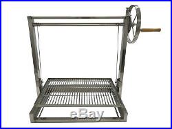 Built in Brick BBQ DIY Cooking Grill Argentinian Adjustable Heights