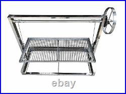 Built in Brick BBQ DIY Grill Adjustable Heights 112cm Seconds WAS £379.99