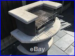 Buschbeck Luzern Masonry Barbeque + Addt Grill + Cover + Fire Grate/Ash Pan