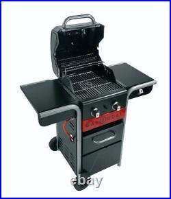 Char-Broil Gas2Coal 221 Hybrid Grill 2 Burner Gas & Coal Barbecue Grill (Black)