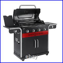 Char-Broil Gas2Coal 440 2.0 Hybrid Grill 4 Burner Gas & Coal Barbecue Grill 