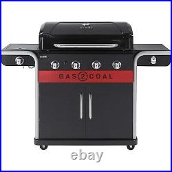 Char-Broil Gas2Coal 440 Dual Fuel BBQ 4 Burner Gas & Charcoal Grill